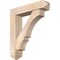Ekena Millwork Balboa Arts and Crafts Smooth Bracket w/ Offset Brace, Douglas Fir, 7 1/2"W x 34"D x 38"H BKT0806X34X38BOA03SDF - alternate 1